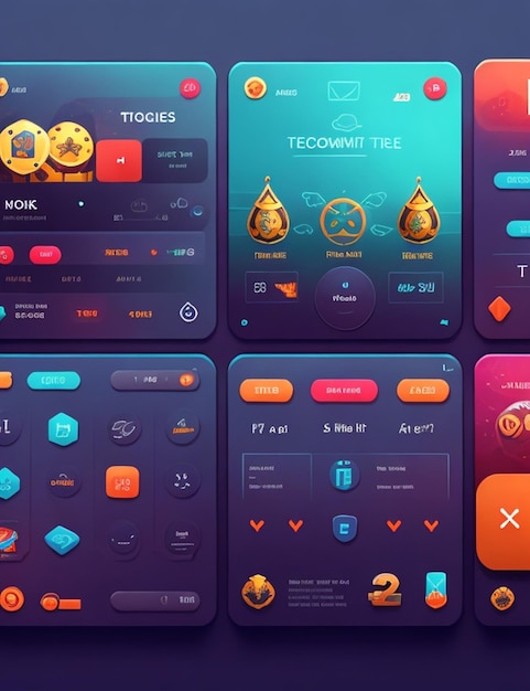 A screen with different apps on it including the app for the game.