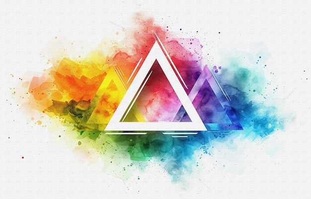 a triangle with the word triangle on it