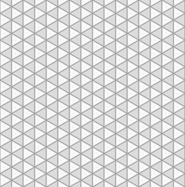 A white background with a pattern of triangles.