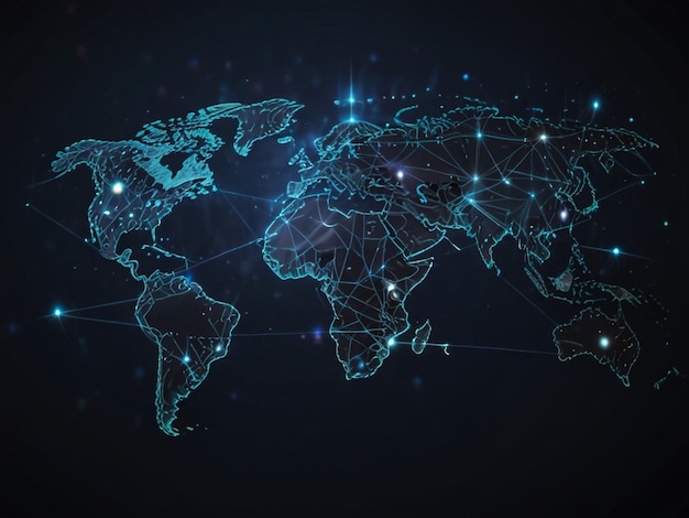 a world map with a world map on the top