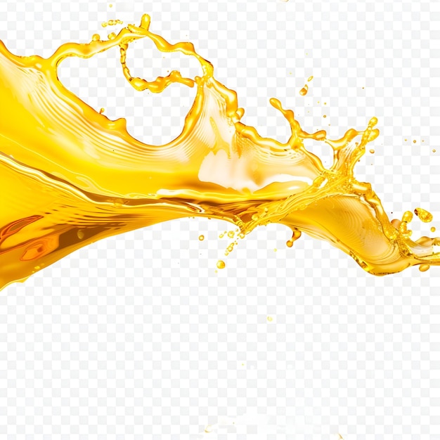 a yellow and orange splash of orange liquid with the words orange on it