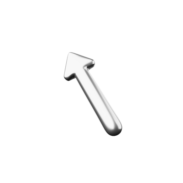 Abstract 3D Icon Illustration metal