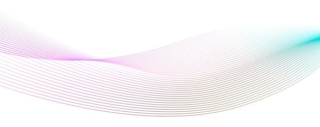 abstract background with a glowing wave shiny moving lines design element on a white background