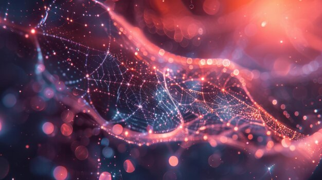 Abstract digital background for technology abstract waves concept