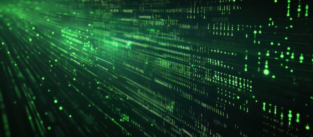 Abstract Digital Data Flow Visualization