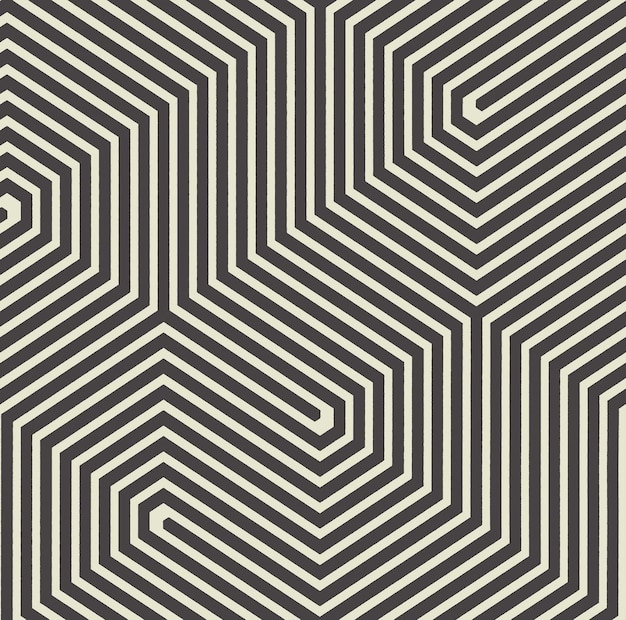 abstract geometric hexagon pattern