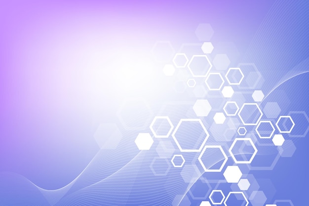 Abstract medical background dna research molecule genetics genome dna chain genetic analysis art con