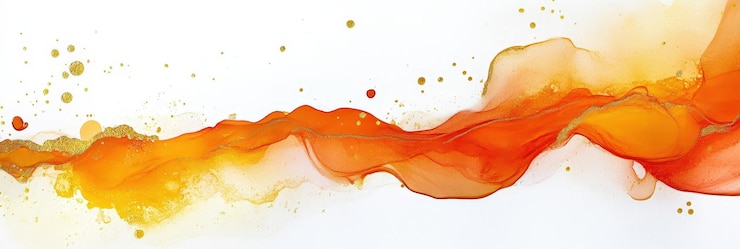 Fotografie abstract orange wave with gentle flowing patterns