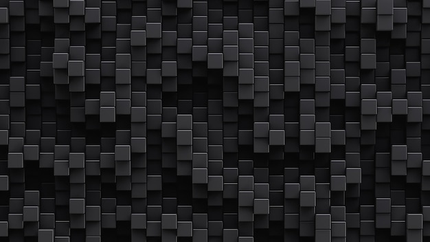 Abstract wallpaper screensaver Black rectangular rods