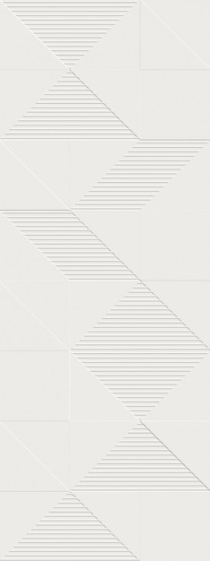 Abstract White Geometric Pattern