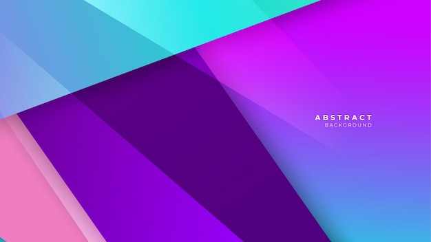 Abstraktní barevné geometrické tvary 3D renderování pozadí. Vektorová ilustrace, abstraktní grafický návrh banneru, vzor, pozadí prezentace, tapety, webová šablona