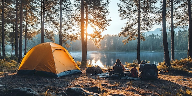 Fotografie active recreation in outdoor campsites