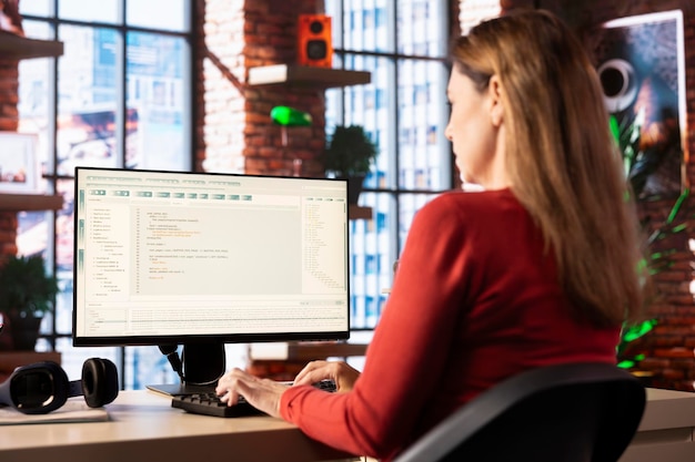 ai driven chatbot on a computer monitor assisting a person with tasks