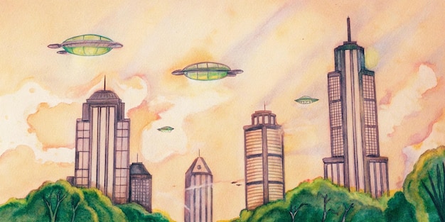 Alien Cityscape