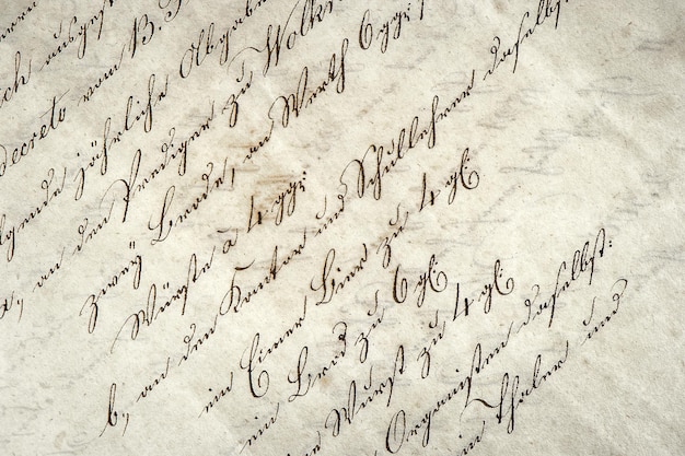 antique calligraphy grunge paper background