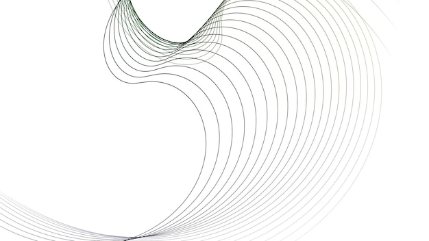 Artistic movement of geometric line geometric simple line