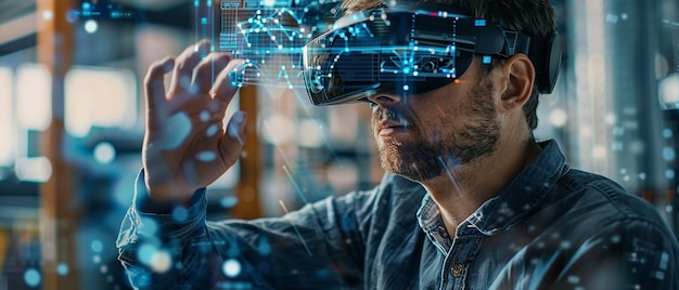 Augmented Reality Developer Creating Interactive Experiences