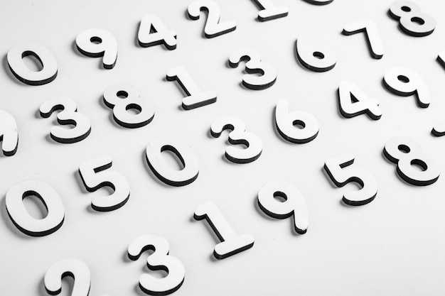 background with random numbers abstract texture with numbers