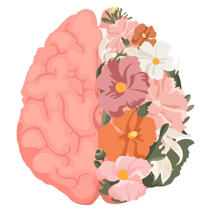 Fotografie beautiful mind png sticker transparent background