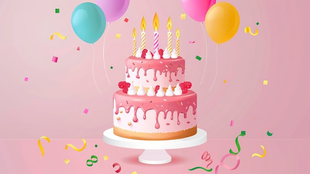 birthday cake vector isolated illustration ar 169 style raw job id e6cd3008aa814719ab132e1d20962ec6