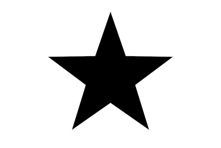 Fotografie black star drawing success champion achievement object symbol silhouette