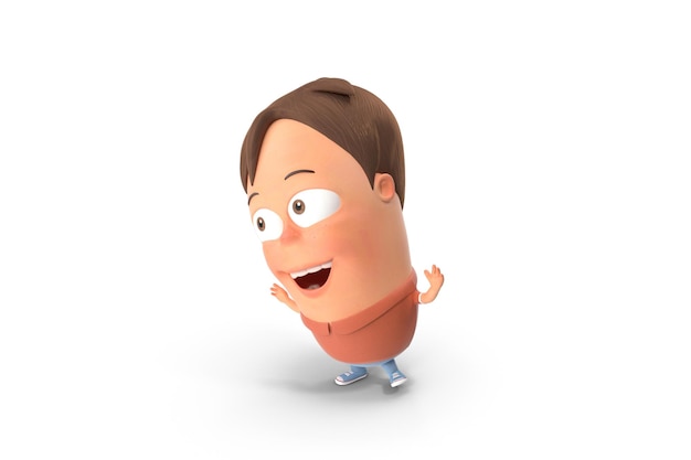 cartoon kid