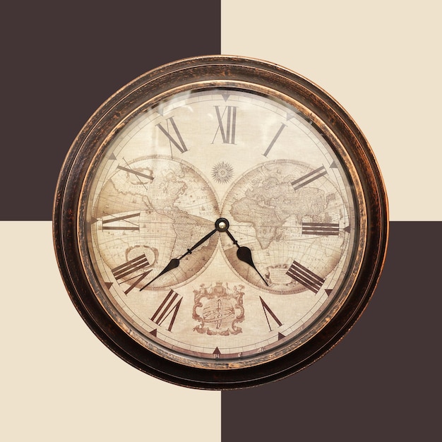 Clock Antique mechanical wall clock