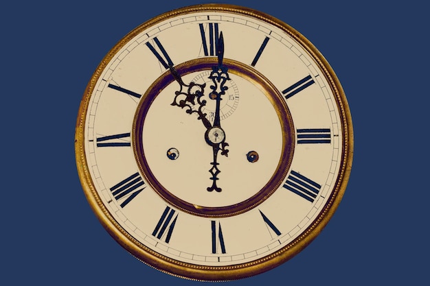 Clock with Roman numerals
