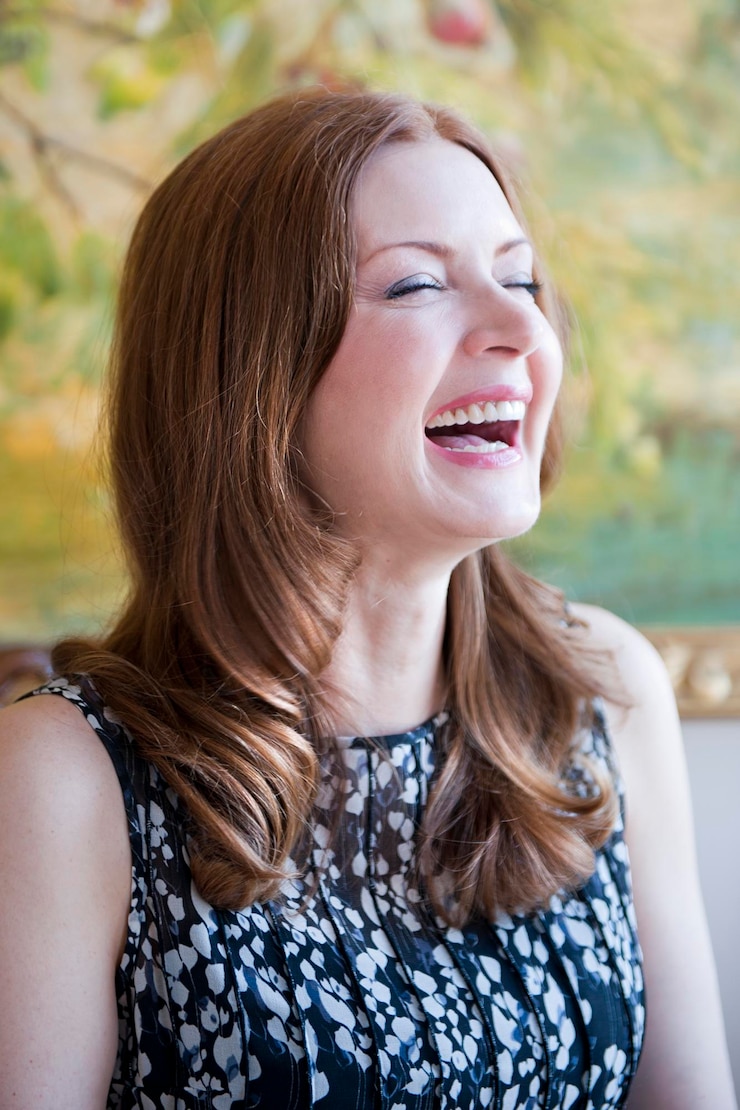 Fotografie close-up of cheerful woman