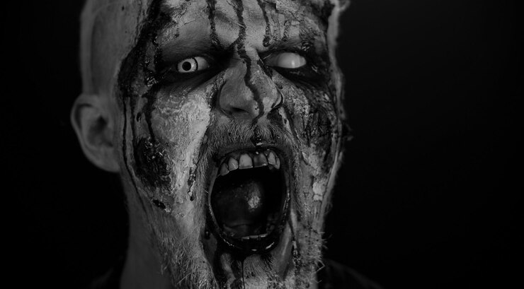 Fotografie close-up of human skull