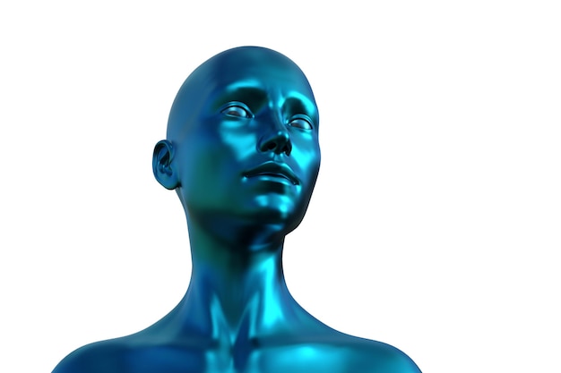 Close-up of statue against white background