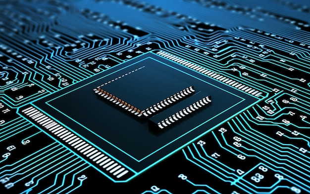 closeup of a quantum computer's quantum bits