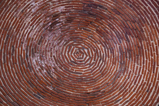 Closeup shot of brick wall backgrou