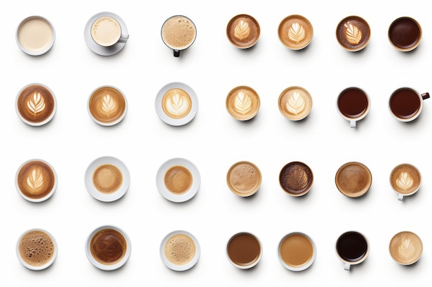 Coffee Collection White Isolation AR 32