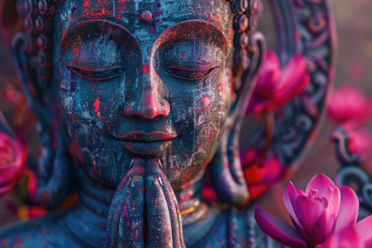 Fotografie colorful buddha