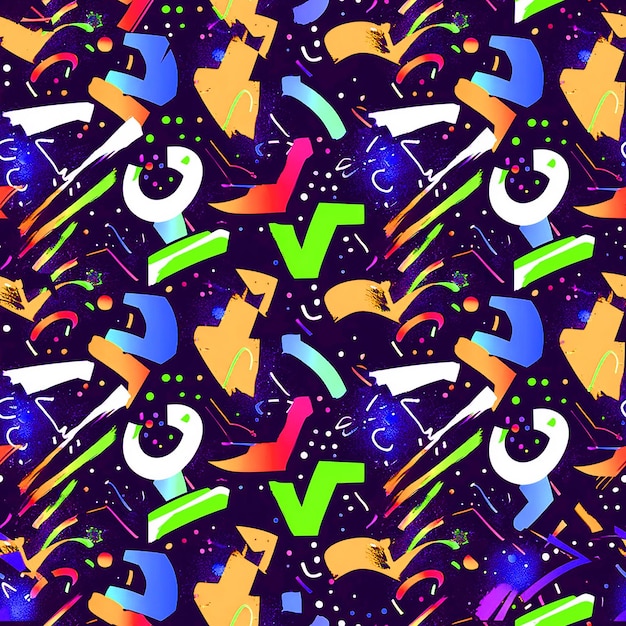 colorful colorful background with the letter v and the letter v