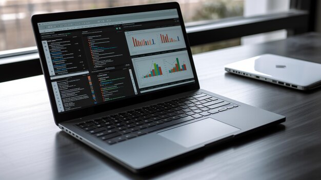 Corporate communication Digital marketing technology concept Business strategy concept Business finance data analytics graph Computer technology concept Finance chart