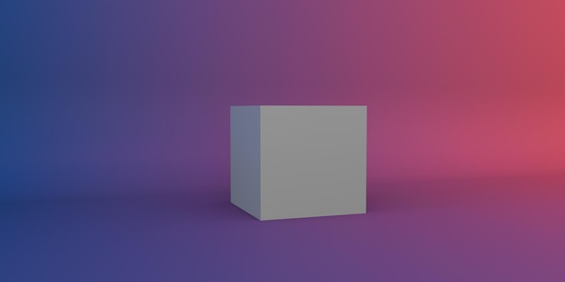 Cube image on beautiful BG image