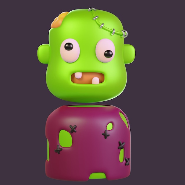 cute 3d zombie avatar