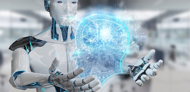 Cyborg vytváří umělou inteligenci (Artificial Intelligence).