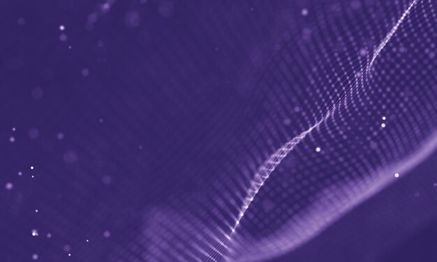 data technology abstract futuristic illustration low poly shape with connecting dots and lines on dark background 3d rendering big data visualization