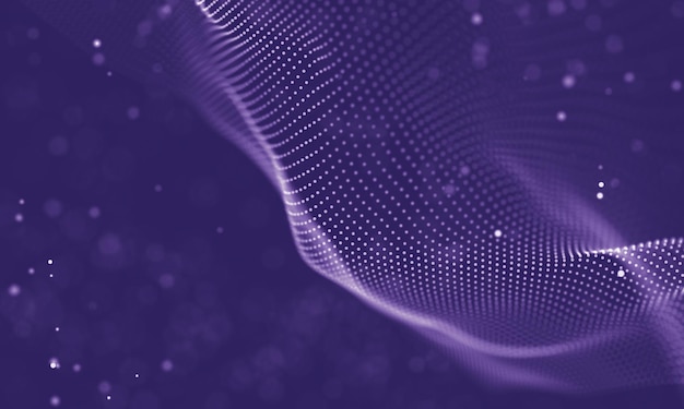 data technology abstract futuristic illustration low poly shape with connecting dots and lines on dark background 3d rendering big data visualization