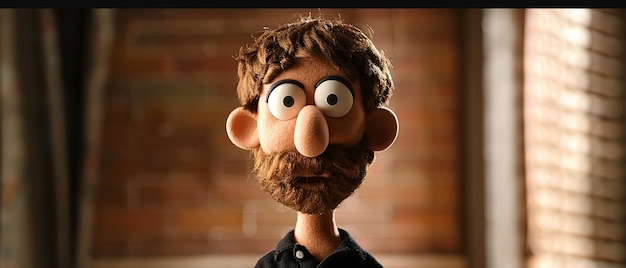 dayanj97 as a Jim Henson Muppet with Brown Hair