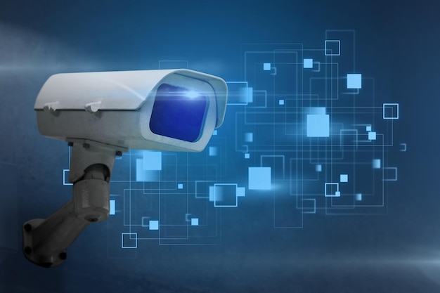 Detail CCTV kamery na zdi