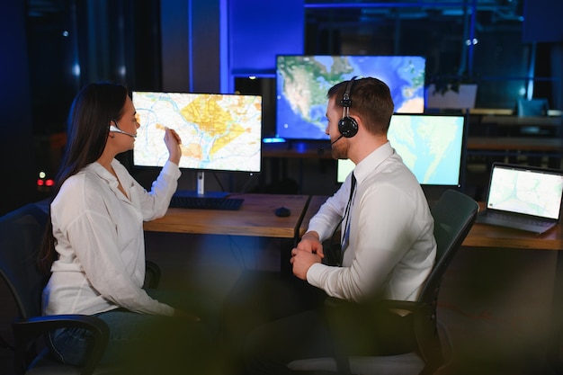 Dispatching support centers for freight transportation Logistics and navigation of cargo delivery