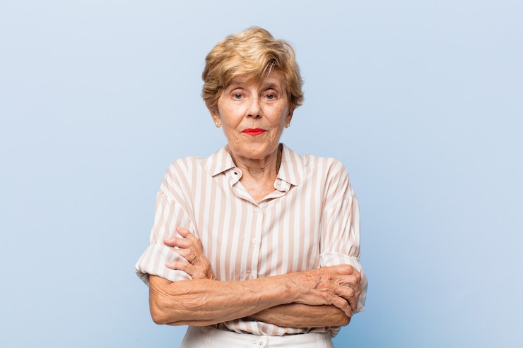 Fotografie elderly beautiful woman portrait