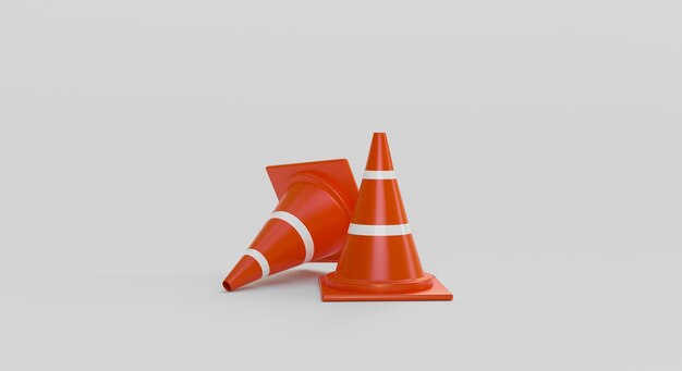 emergency and fixing problem on white background
