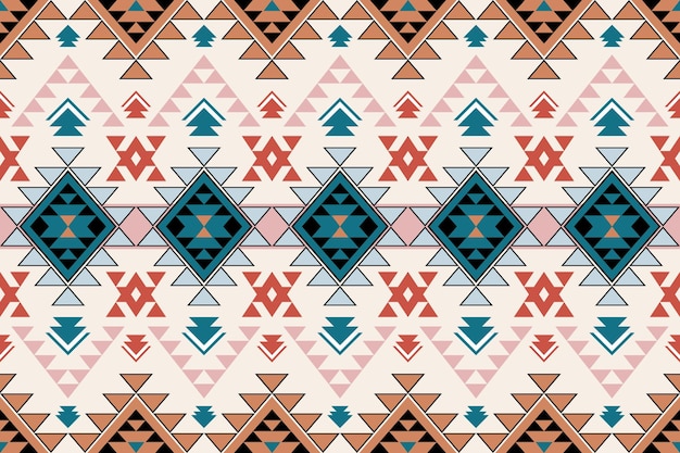 Ethnic pattern seamless geometricAztec embroidery border seamless patternsethnic pattern seamless