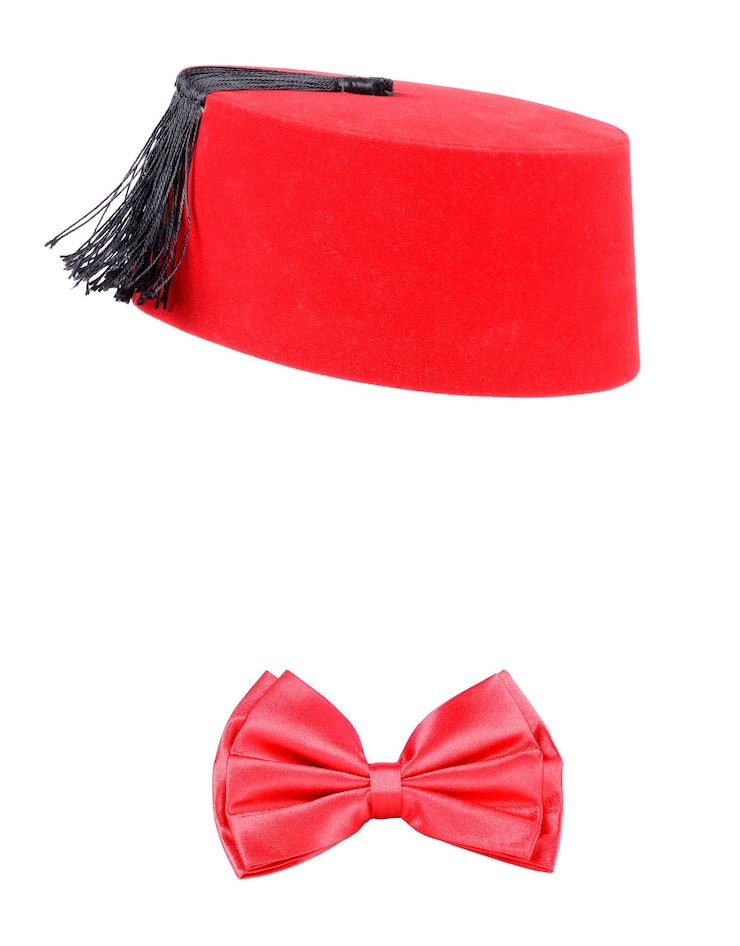 Fotografie fez and bow tie