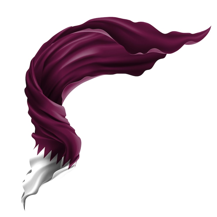 Fotografie flag waving fabric design 3d illustration